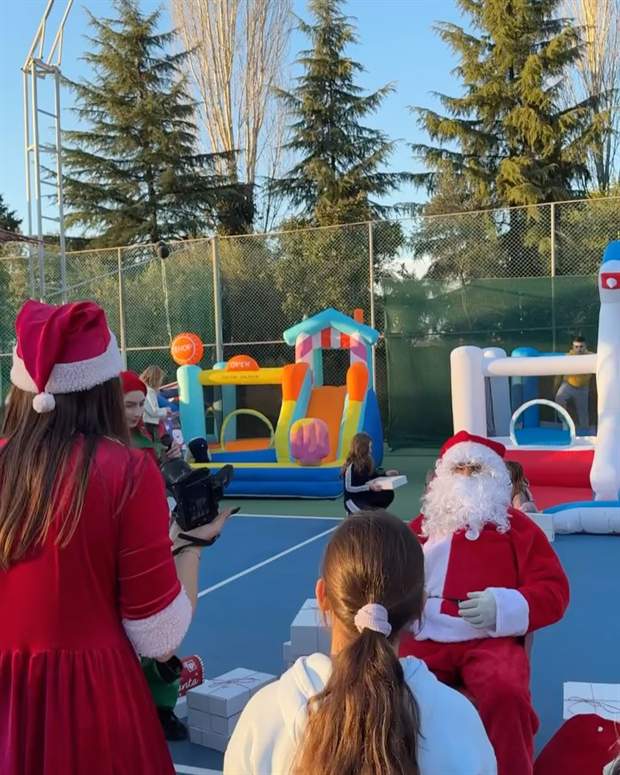Christmas party with club juniors
